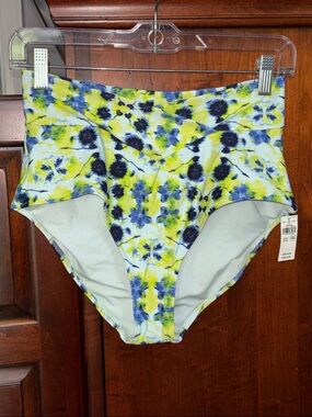 Aerie Crossover Full Coverage Floral Bikini Bottoms
